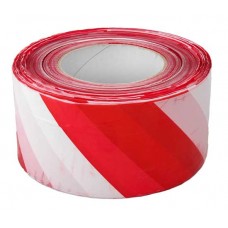 Výstražná páska červeno / biela 70mm x 500m
