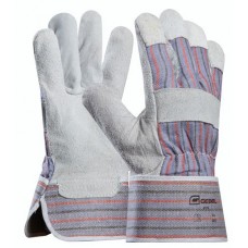 Pracovné rukavice ECO umelá koža veľkosť 10,5 - blister
