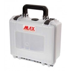 MAX Plastový kufor 258x243xH 117,5 mm, IP 67,farba transparentna