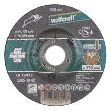 WOLFCRAFT - Rezacie kotúče na kameň, zalomené 115mm
