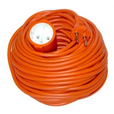 SOLIGHT - Predlžovací kábel 30m 2x1mm2 - oranžový