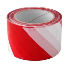 Výstražná páska červeno / biela 70mm x 200m
