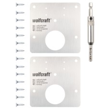 WOLFCRAFT - Opravárenská súprava pre miskové závesy – strana dverí, 17-dielna