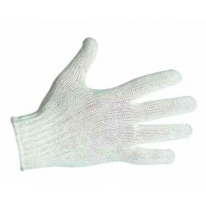 CERVA - AUK rukavice pletené z polyester / bavlna s pružnou manžetou veľkosť 10