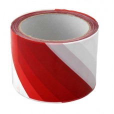Výstražná páska červeno/biela 70mm/100m