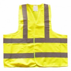 Výstražná vesta žltá veľkost XL - norma EN ISO 20471:2013