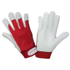 LAHTI PRO - RED Pracovné rukavice kozinková useň veľkosť 10 - blister
