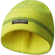 Zimná reflexné čiapky, materiál THINSULATE - žltá