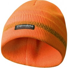 Zimná reflexné čiapky, materiál THINSULATE - oranžová
