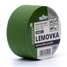 Lemovka - textilná lepiaca páska zelená 48mm x 10m