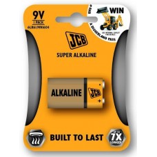 JCB - SUPER alkalická batéria 6LR61 / 9V, blister 1 ks