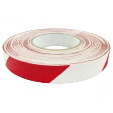 Protišmyková páska 25mm x 18,3m - červeno/bielá