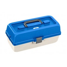 Plastový kufrík s 2 priehradkami, vonkajšie rozmery 335x153x148mm