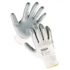 BABBLER - rukavice nylonové s nitrilovou dlaňou - veľkosť 8