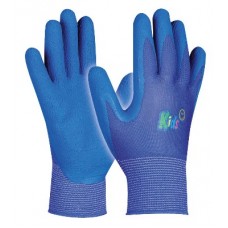 Detské pracovné rukavice KIDS BLUE veľkosť 5 - blister
