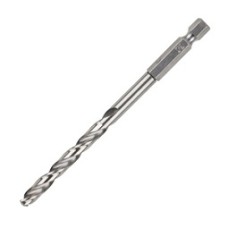 WOLFCRAFT - Vrták do kovu z rýchloreznej ocele brúsený, šesťhranná stopka 2mm